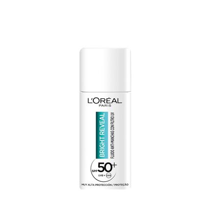 Bright Reveal - Fluido Hidratante Anti-Manchas SPF50+ - L'ORÉAL PARIS -  - Imagem