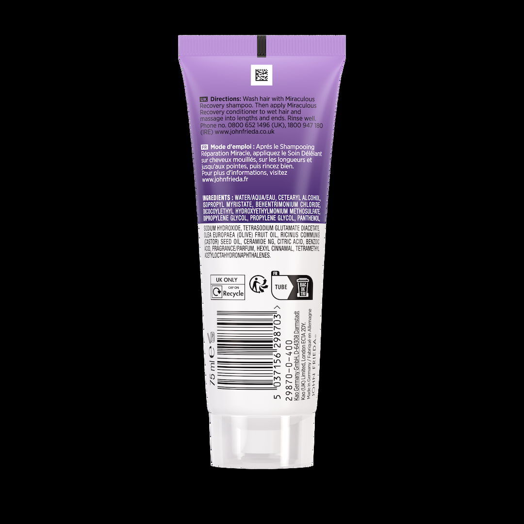 Miraculous Recovery Condicionador Reparador - John Frieda - Miraculous Recovery - Imagem 2