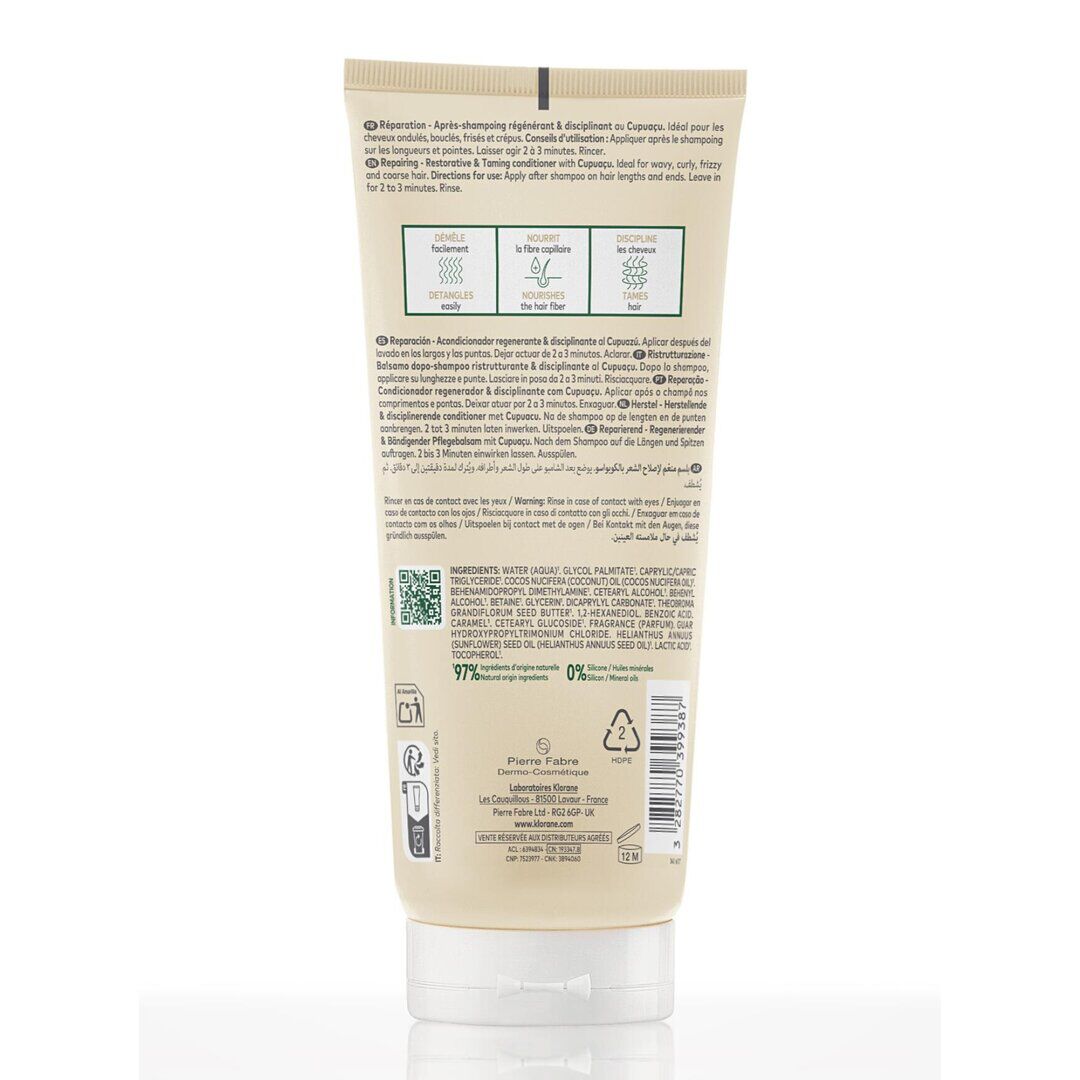 Condicionador Reparador Cupuaçu - KLORANE -  - Imagem 8