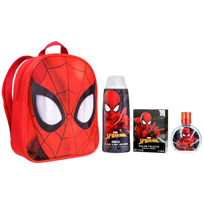 Spider-Man Set Backpack + EDT 50 ml + Shower Gel 300 ml - Air-Val - AIR VAL CRIANÇA - Imagem