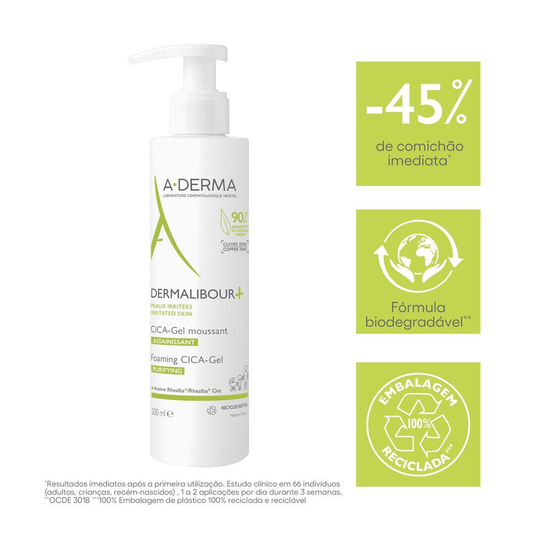 Cica Dermalibour+ - Gel Espuma Purificante - A-DERMA -  - Imagem 8