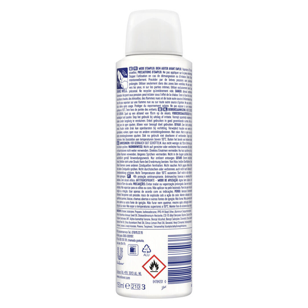 Deo Spray Invisible Black + White 48H - REXONA -  - Imagem 2