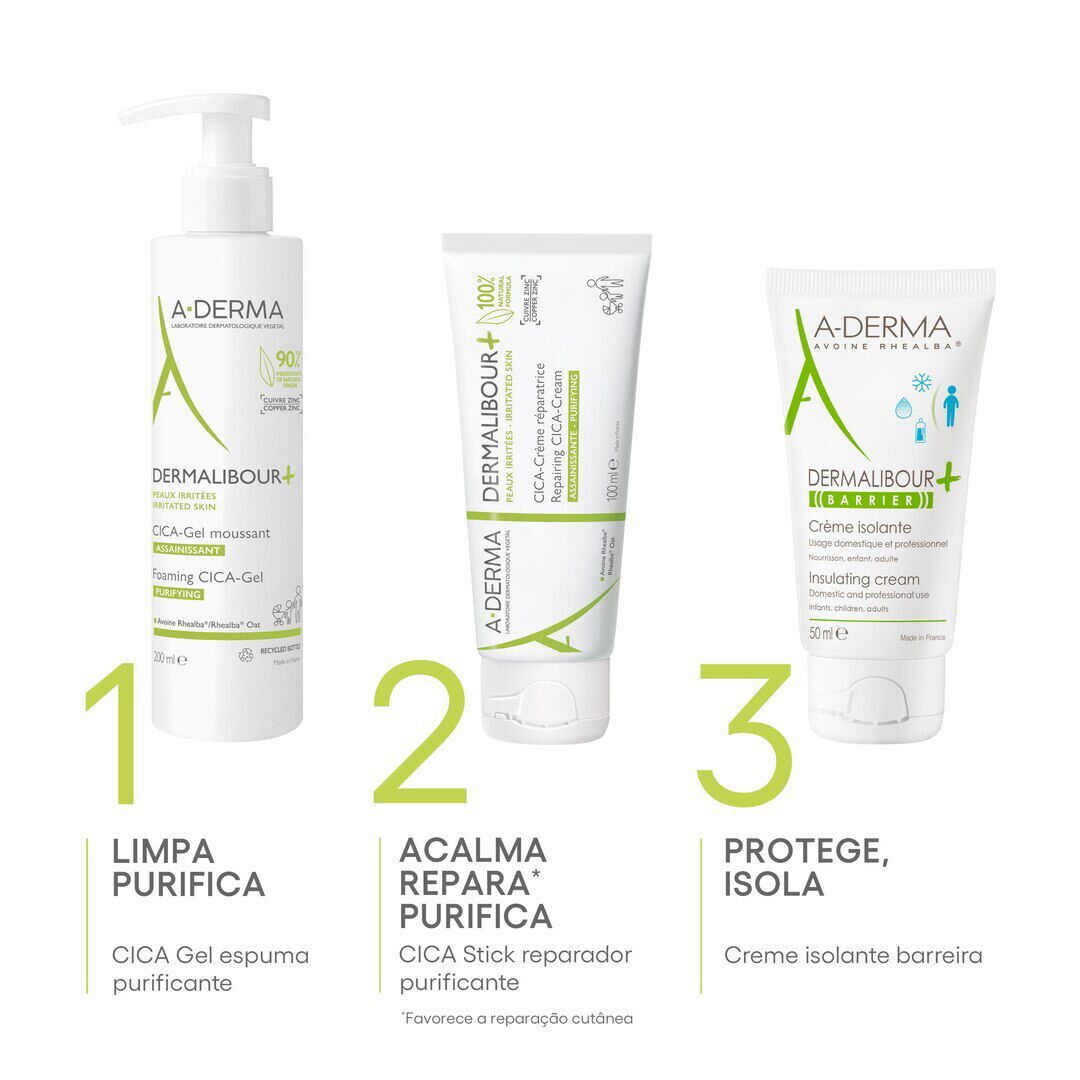Dermalibour + - Creme reparador purificante CICA - A-DERMA -  - Imagem 6
