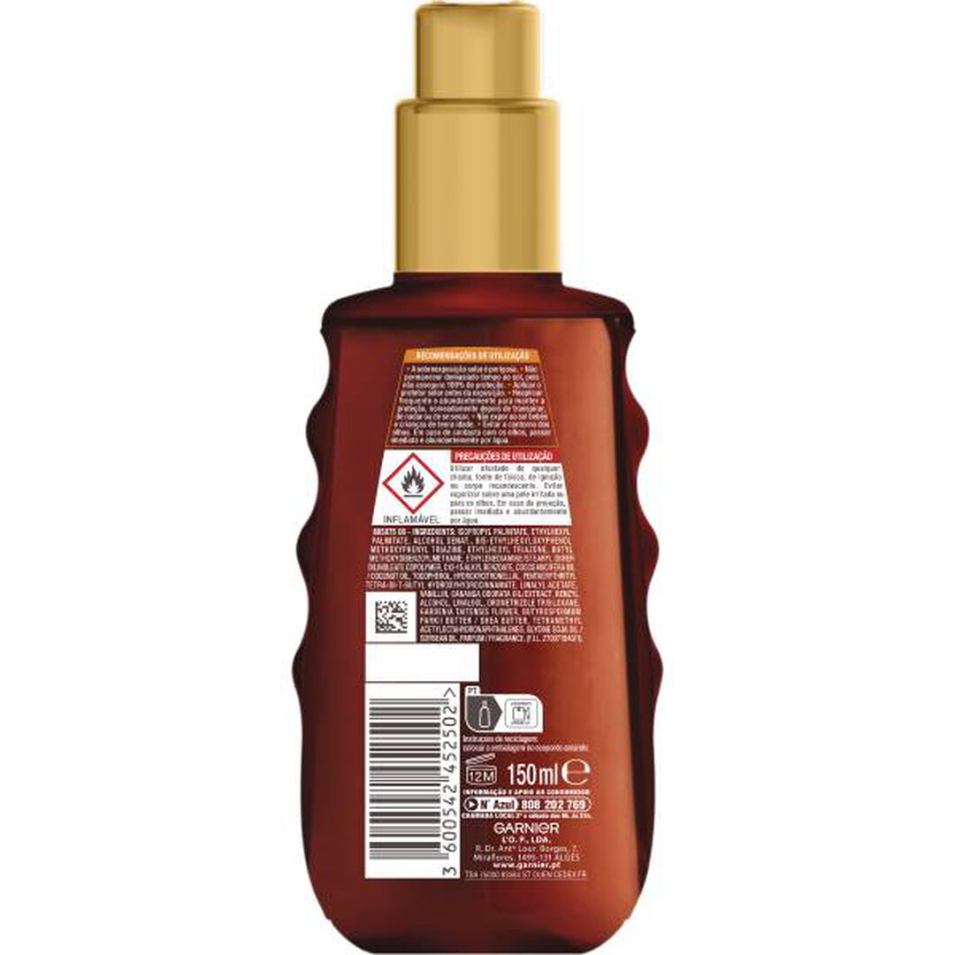 &Oacute;leo Protetor Ideal Bronze FPS30 - GARNIER AMBRE SOLAIRE - AMBRE SOLAIRE - Imagem 9