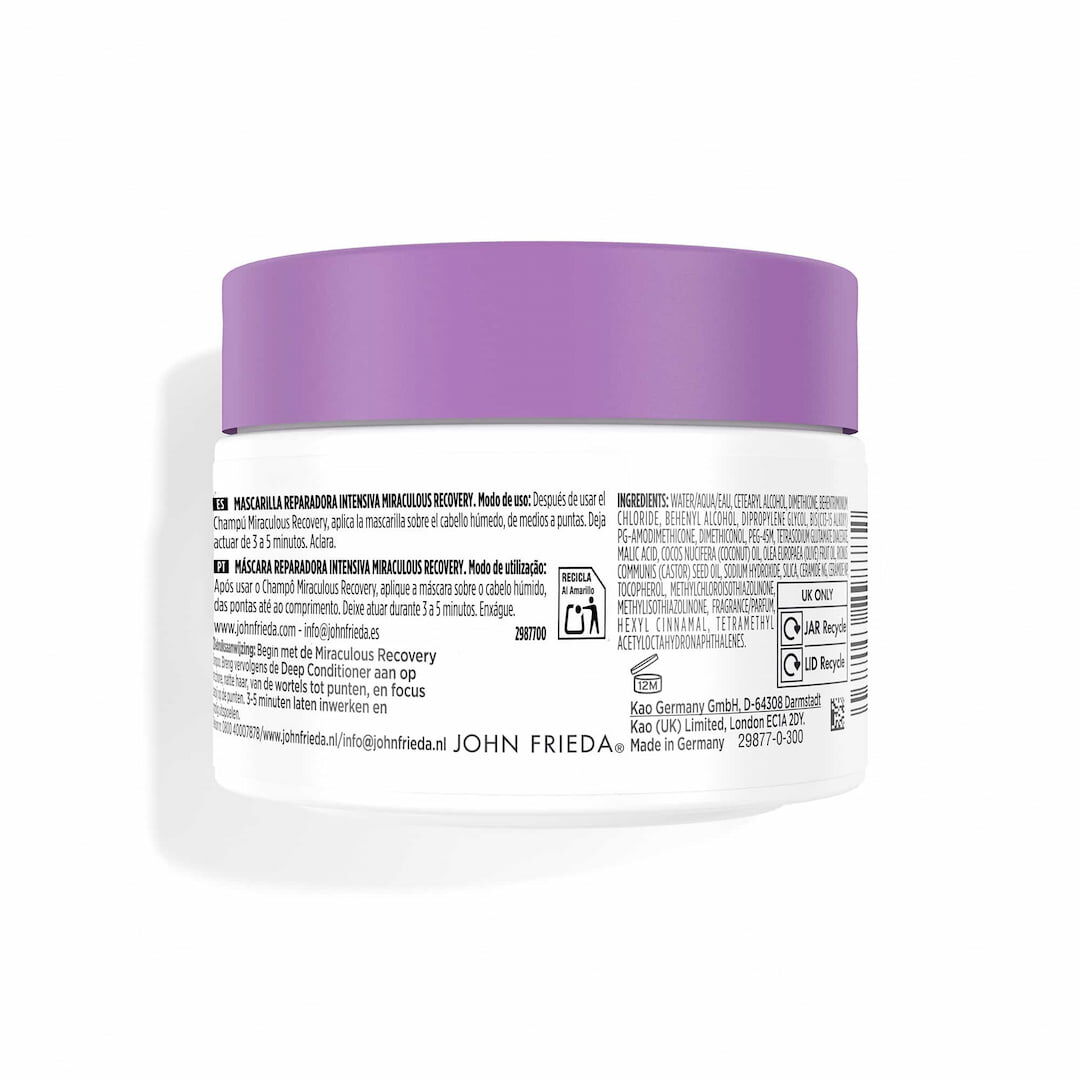 Miraculous Recovery M&aacute;scara Fortalecedora Intensiva - John Frieda - Frizz Ease - Imagem 2