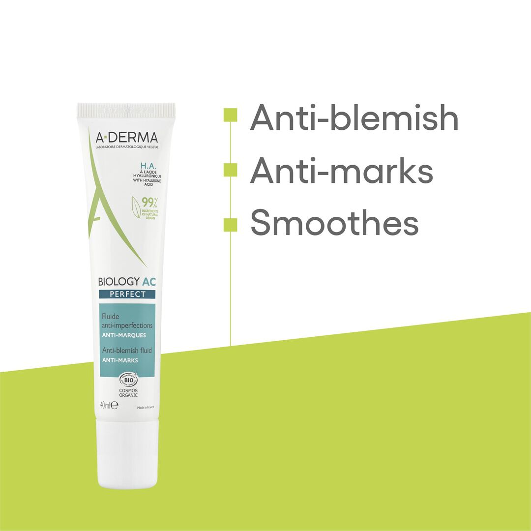 Biology AC Perfect Fluído Anti-Imperfeições - A-DERMA -  - Imagem 2
