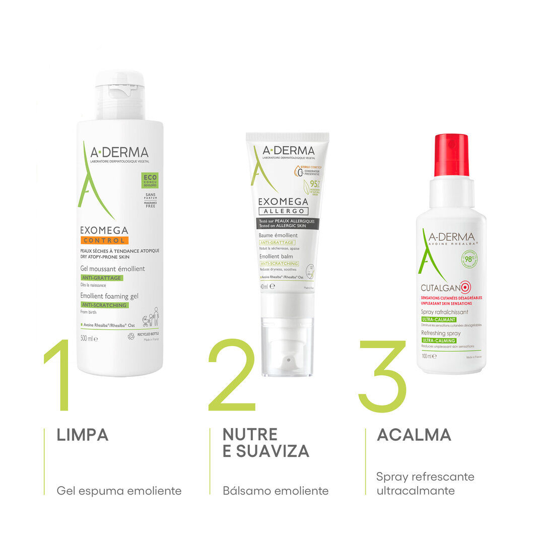Exomega Allergo - B&aacute;lsamo Emoliente - A-DERMA -  - Imagem 8