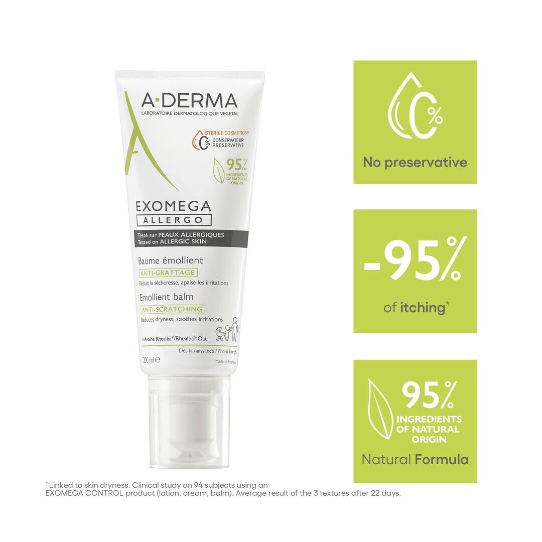 Exomega Allergo - B&aacute;lsamo Emoliente - A-DERMA -  - Imagem 2