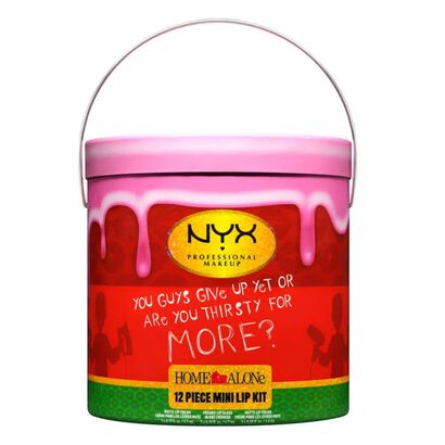 Cofffret 12 Mini Lip - NYX Professional Makeup - Holiday 2024 Home Alone Collab - Imagem