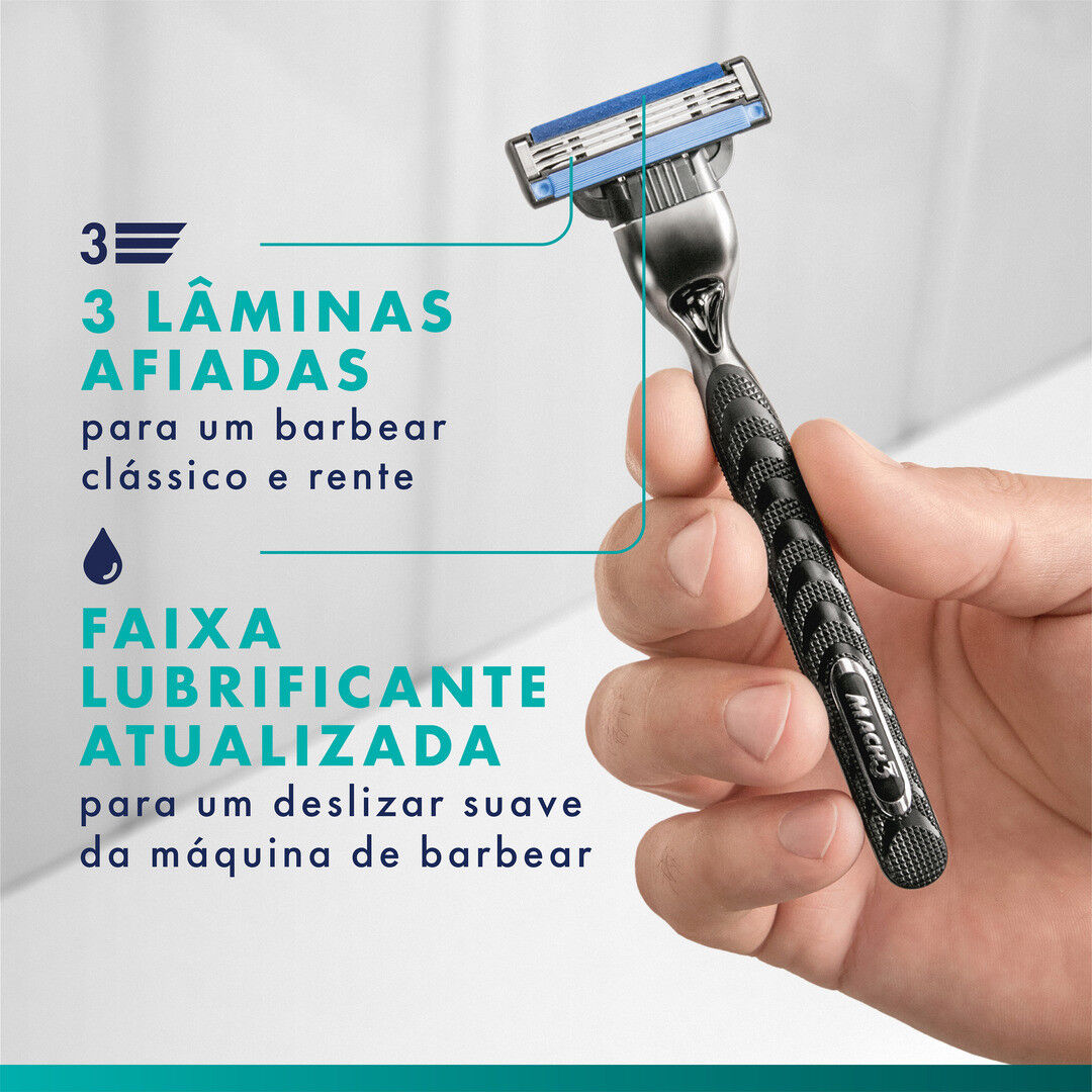 Recargas L&acirc;minas Mach3 - GILLETTE -  - Imagem 4