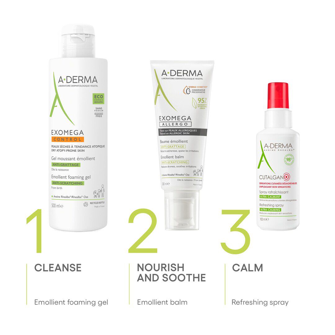 Exomega Control - Gel Espuma Emoliente - A-DERMA -  - Imagem 3