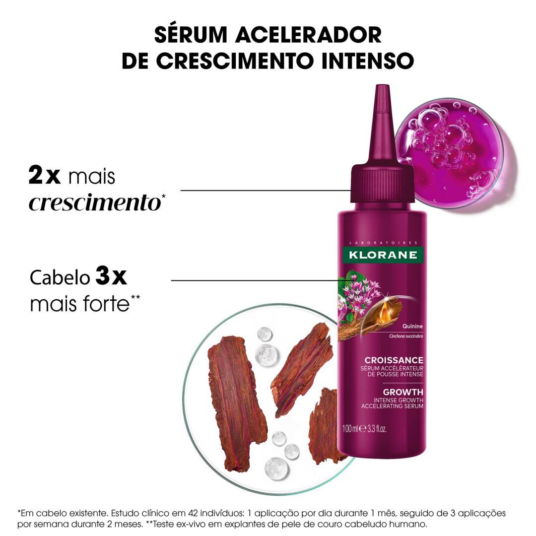 S&eacute;rum Quinina Acelerador Crescimento - KLORANE -  - Imagem 6