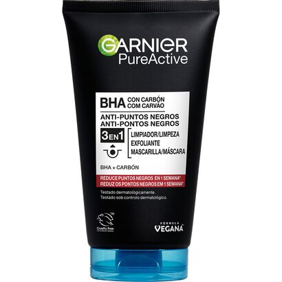 Pure Active Intensive Máscara 3-em-1 com Carvão - GARNIER -  - Imagem