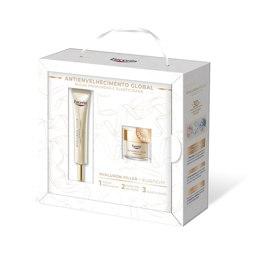 Coffret Hyaluron - Filler Elasticity Contorno de Olhos - EUCERIN -  - Imagem 1