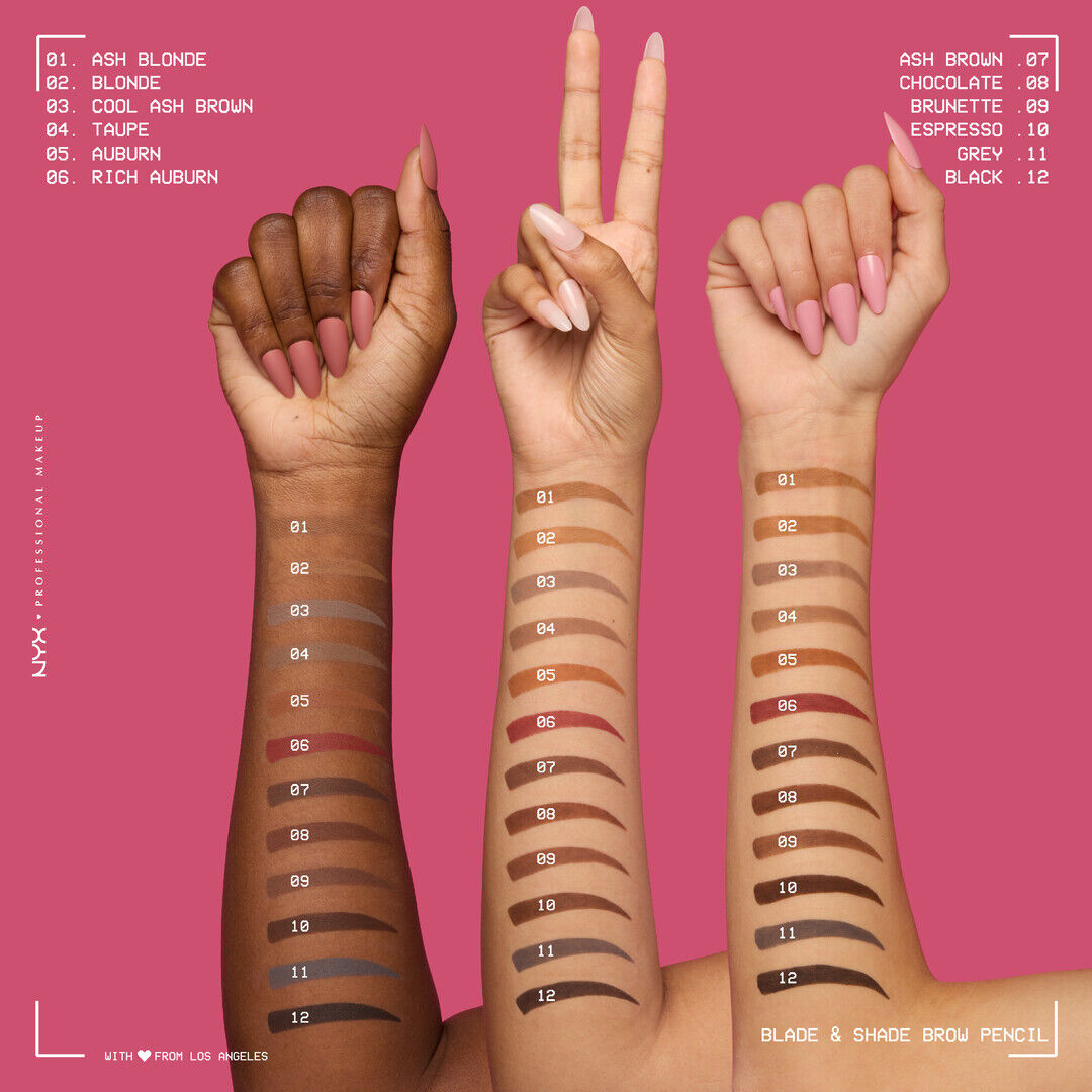 Blade N Shade - L&aacute;pis de Sobrancelhas Nano - NYX Professional Makeup -  - Imagem 2