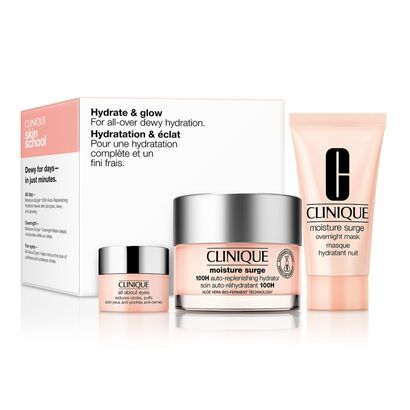Hydration & Glow Set - Moisture Surge™100H Auto-Replenishing Hydrator - CLINIQUE - CLINIQUE TRATAMENTO - Imagem