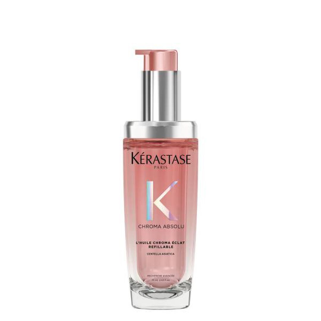 ÓLEO SUBLIMADOR DE BRILHO RECARREGÁVEL L'HUILE CHROMA ÉCLAT - KERASTASE - Chroma Absolu - Imagem 1