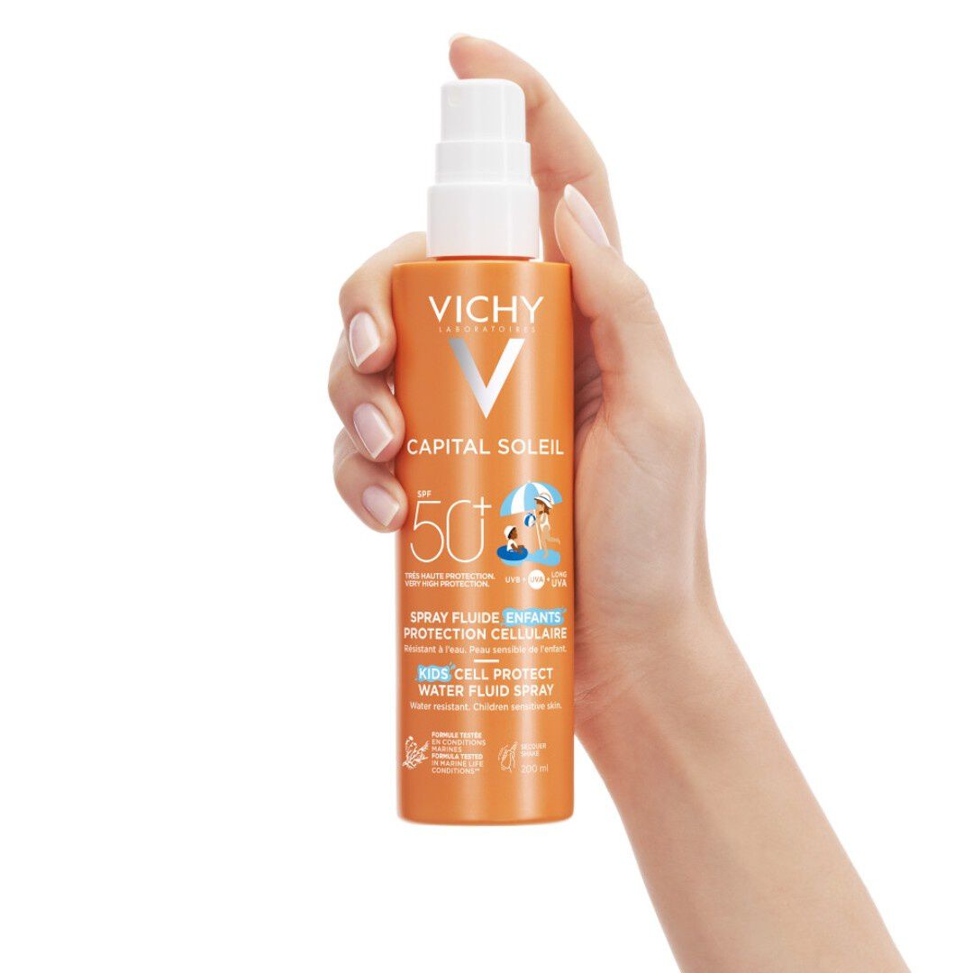 Capital Soleil Spray Cell Protect Crianças FPS50+ - VICHY -  - Imagem 3