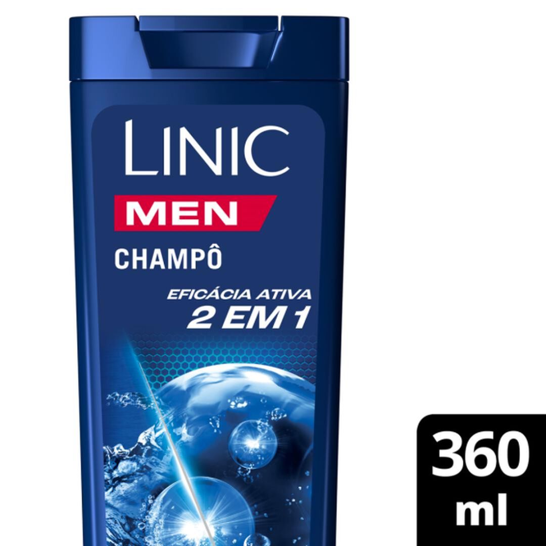 Shampoo 2 em 1 Efic&aacute;cia Ativa - LINIC -  - Imagem 2