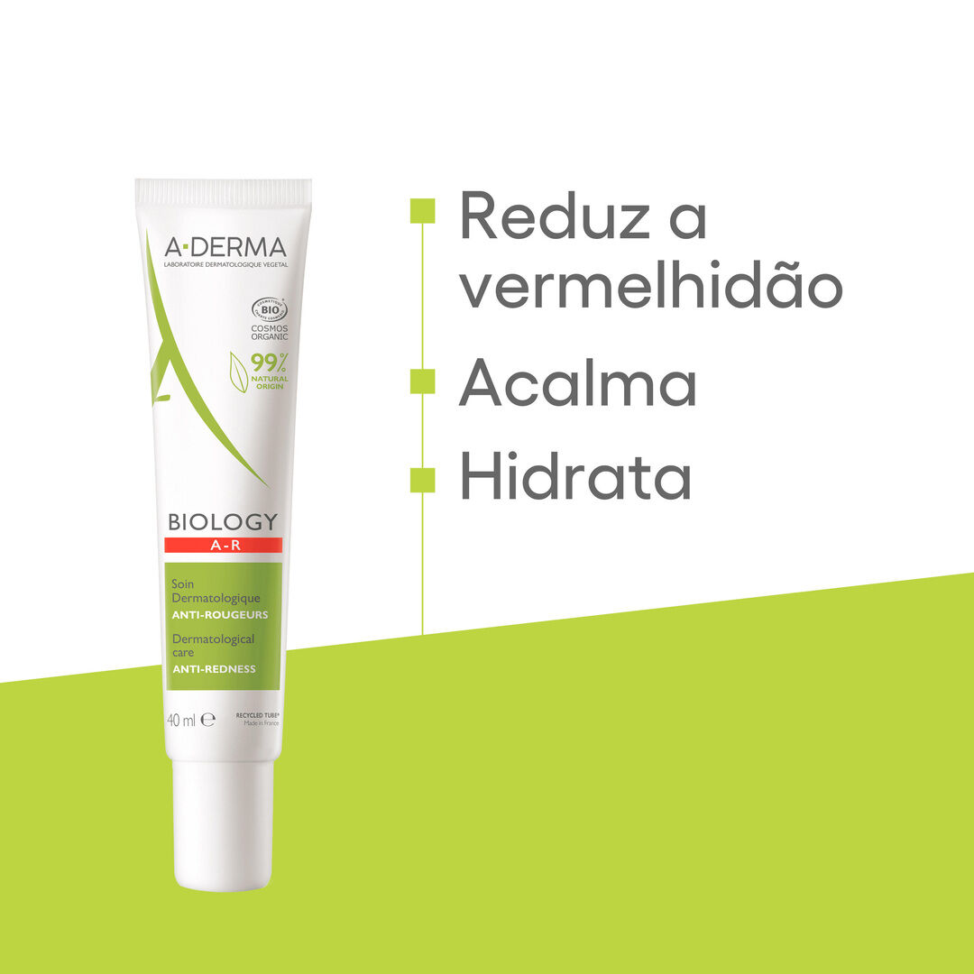 Biology AR Cuidado Anti-Vermelhid&atilde;o - A-DERMA -  - Imagem 4