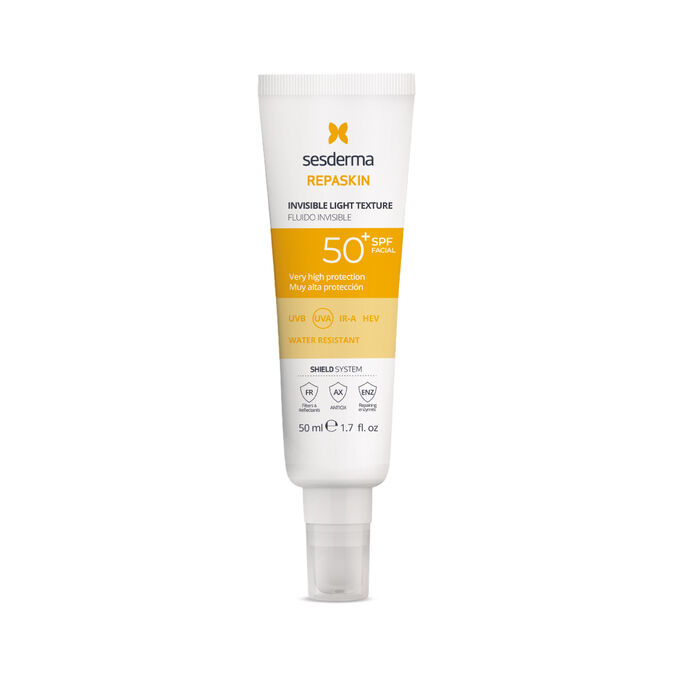 Repaskin Fotoprotetor Facial SPF50 Fluido Invis&iacute;vel - SESDERMA -  - V&iacute;deo