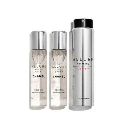 COLOGNE VAPORIZADOR DE VIAGEM RECARREGÁVEL - CHANEL - ALLURE/H SPORT - Imagem