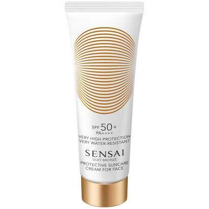 PROTECTIVE SUNCARE CREAM FOR FACE SPF 50+ - Sensai - Sensai Silky Bronze - Imagem