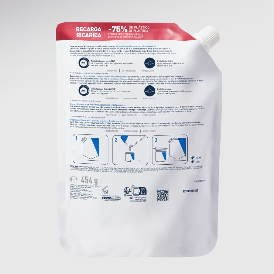 CeraVe Recarga Creme Hidratante - CERAVE -  - Imagem 2