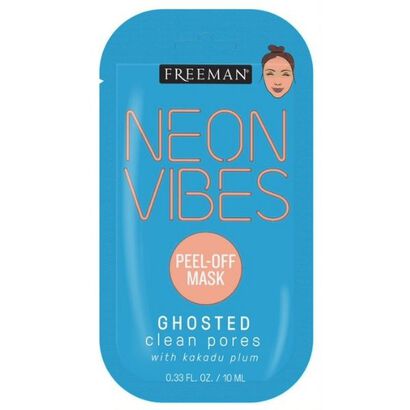Neon Vibes Ghosted Clean Pores Mask Sachet - Freeman - Cuidados de Rosto - Imagem