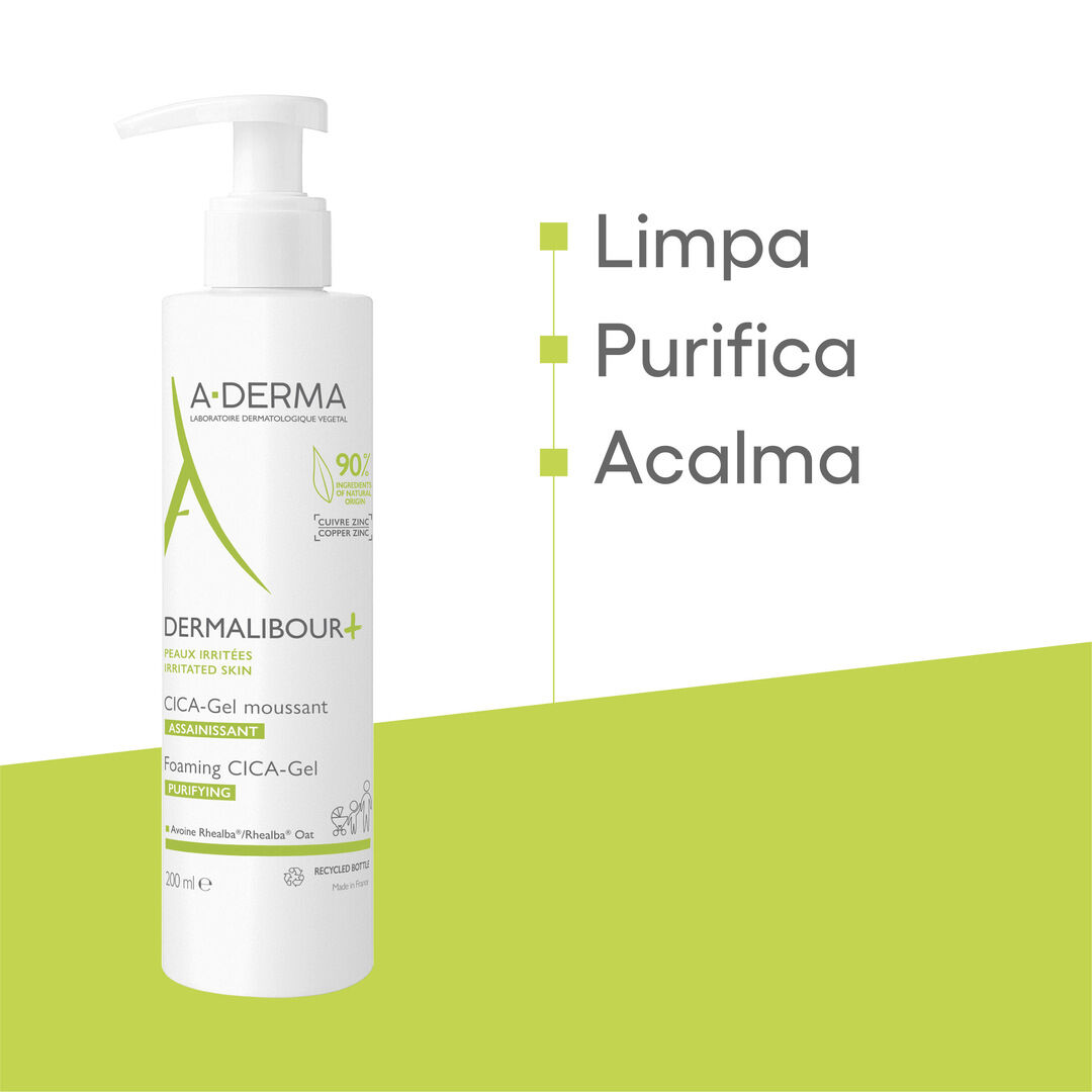 Cica Dermalibour+ - Gel Espuma Purificante - A-DERMA -  - Imagem 4