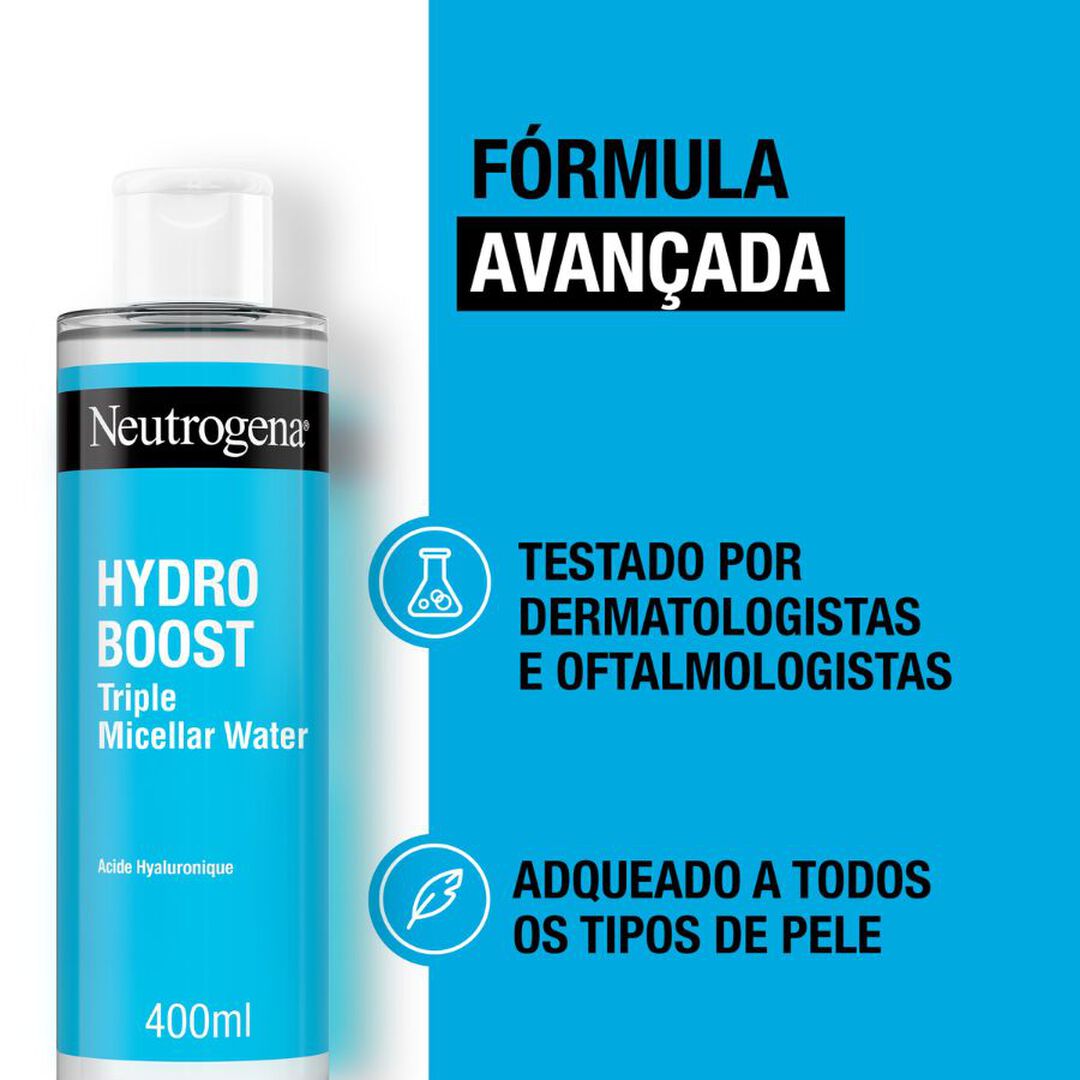 HYDRO BOOST Limpeza Boost Limpeza &Aacute;gua Micelar Tripla - NEUTROGENA -  - Imagem 6