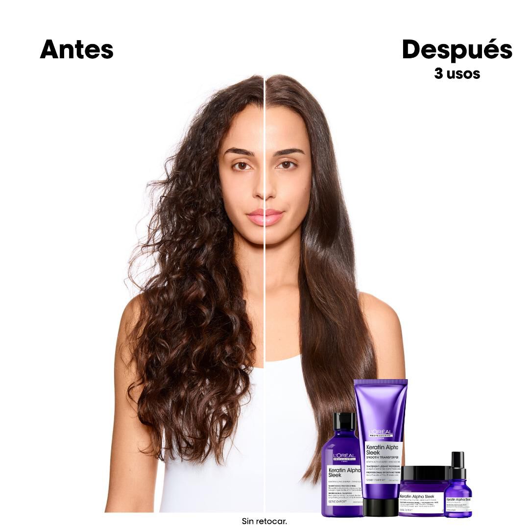 M&aacute;scara Keratin Alpha Sleek - L'OR&Eacute;AL PROFESSIONNEL - SERIE EXPERT - Imagem 4