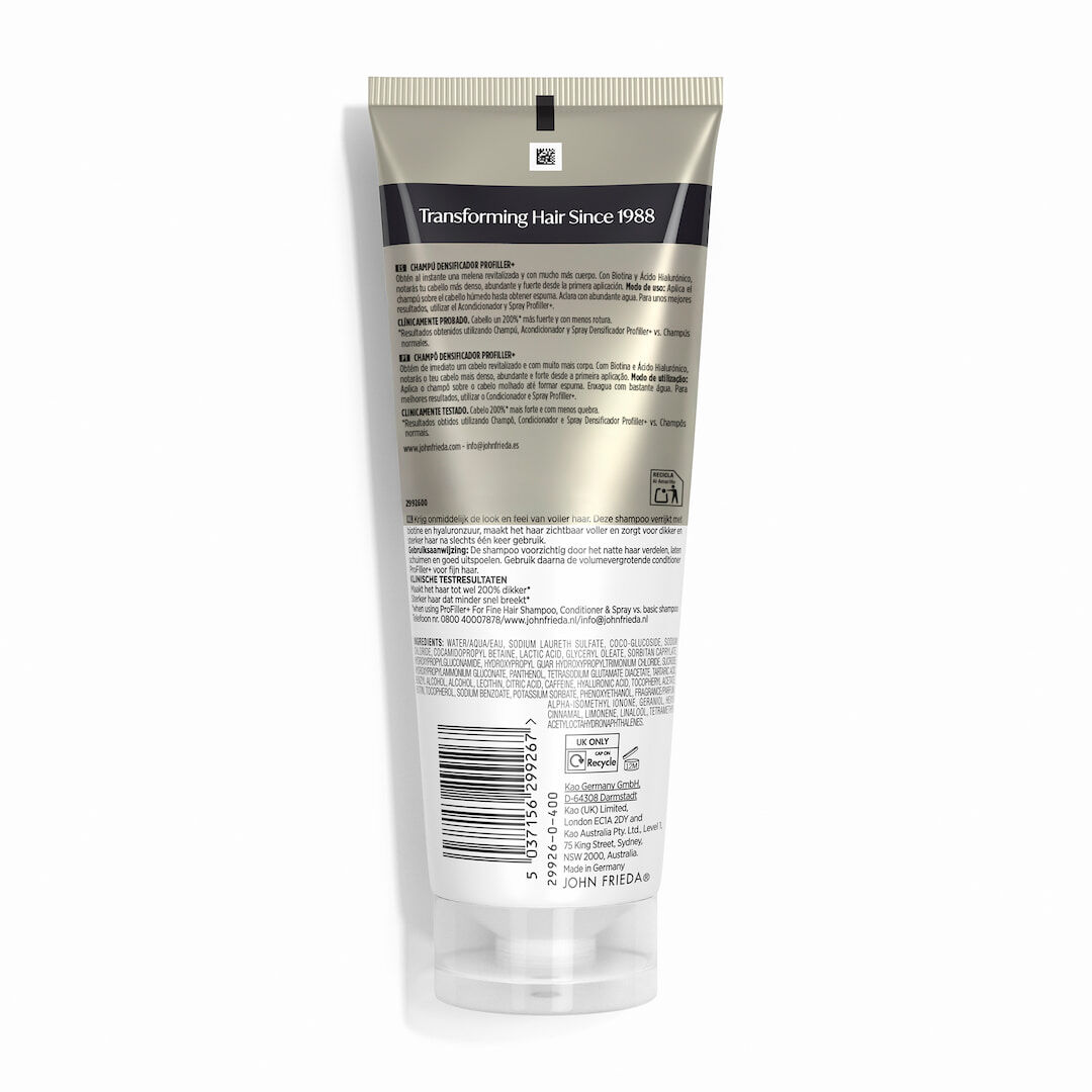 Champ&ocirc; Densificador - John Frieda - PROfiller+ - Imagem 2