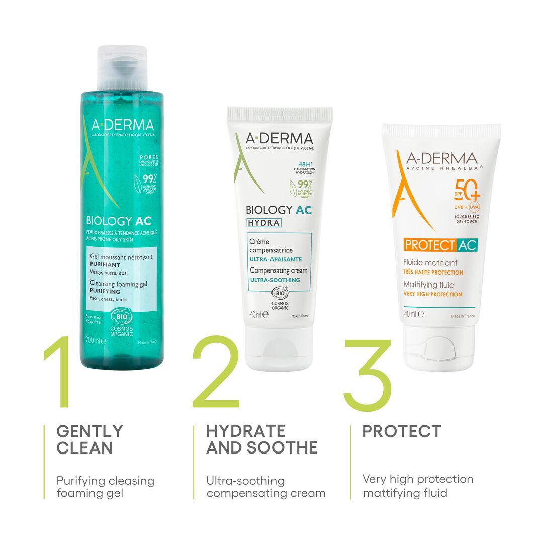 Biology AC Gel Espuma Purificante - A-DERMA -  - Imagem 3