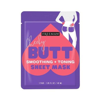 Cheeky Butt Smoothing and Toning Sheet Mask - Freeman - Cuidados de Rosto - Imagem