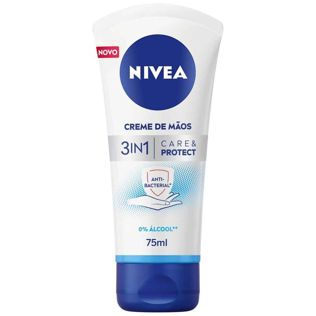 Creme de M&atilde;os Protect & Care 3em1 - NIVEA -  - Imagem 1