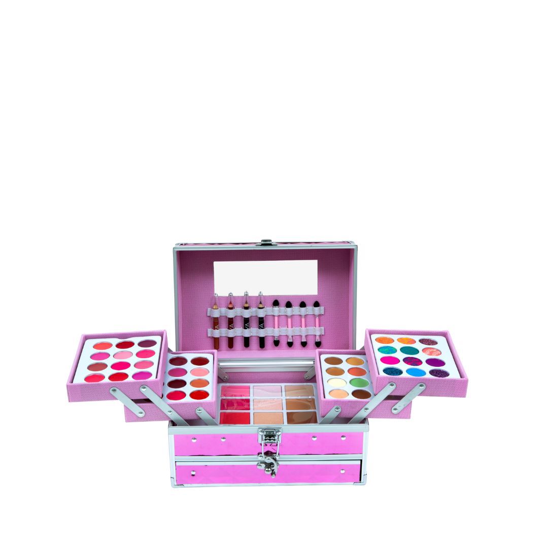 Mala de Maquilhagem Rosa - MYA - MYA MAQ - Imagem 1
