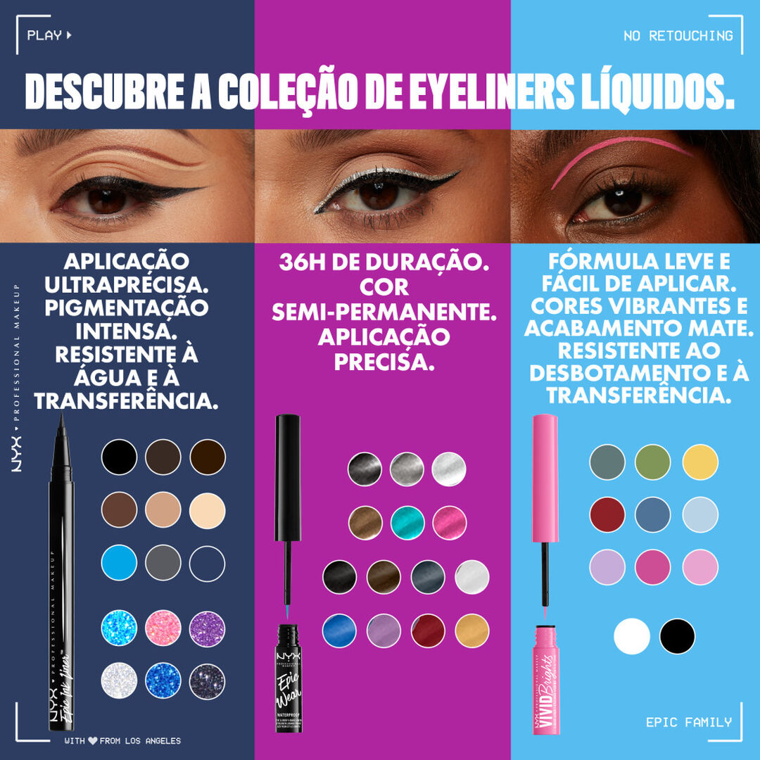 Epic Ink Glitz - NYX Professional Makeup -  - Imagem 6