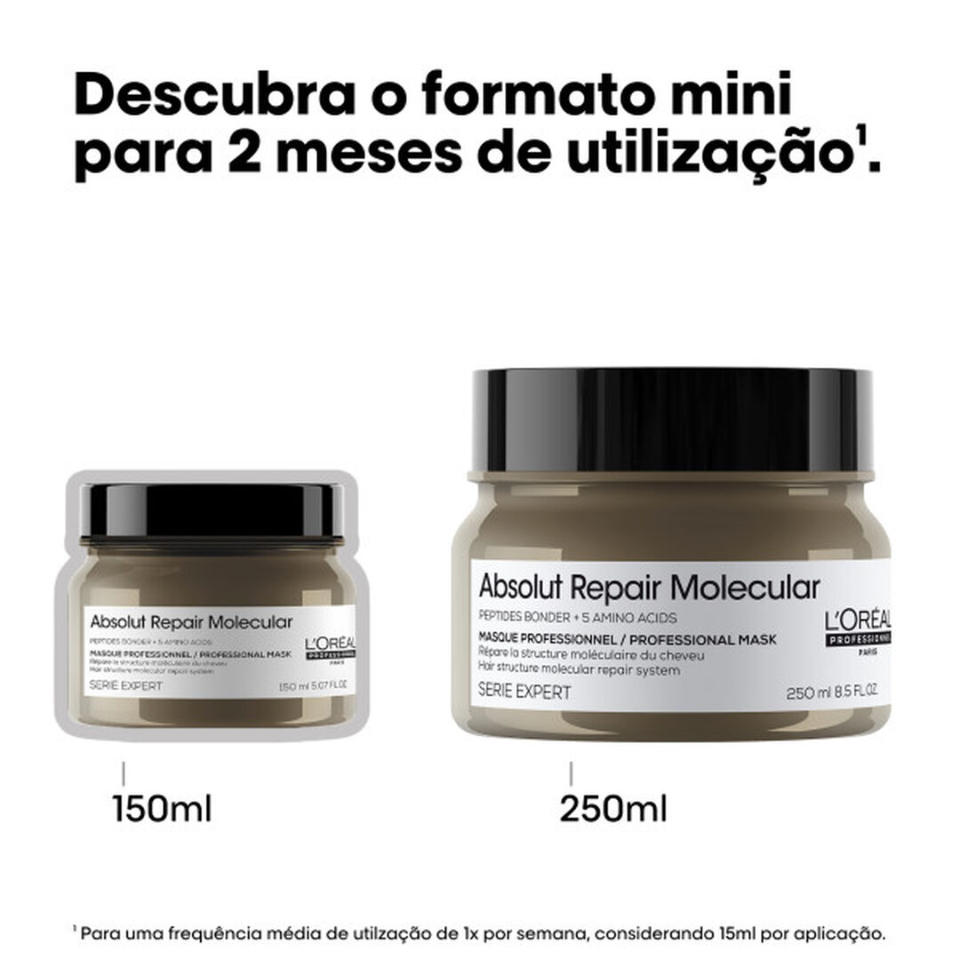 Absolut Repair Molecular M&aacute;scara - L'OR&Eacute;AL PROFESSIONNEL - SERIE EXPERT - Imagem 8