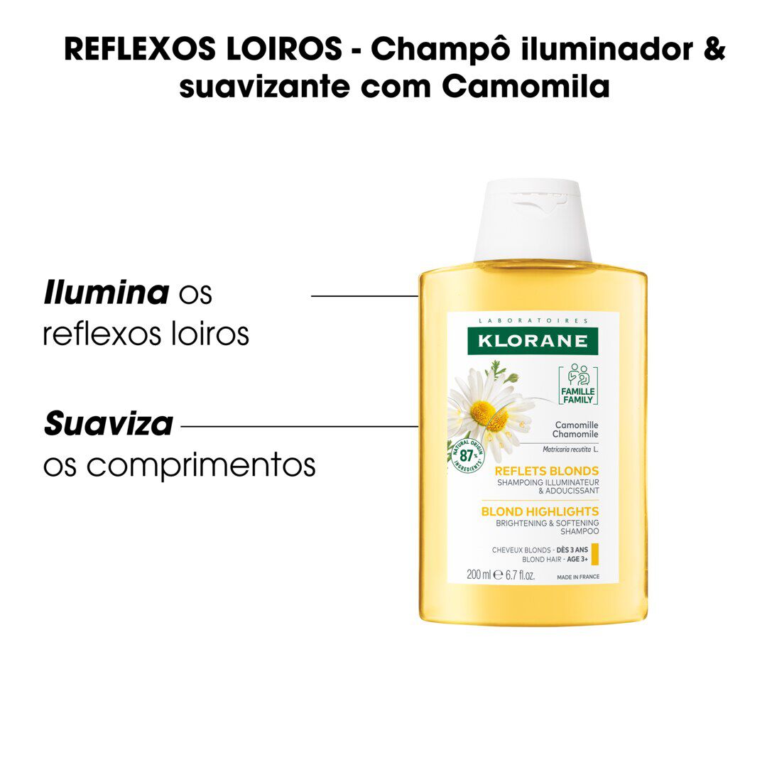 Champô Camomila - KLORANE -  - Imagem 12