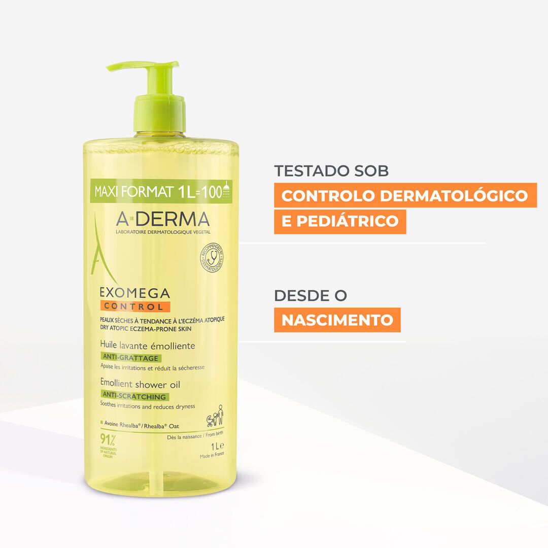 Exomega Control Óleo Duche Eco - A-DERMA -  - Imagem 2