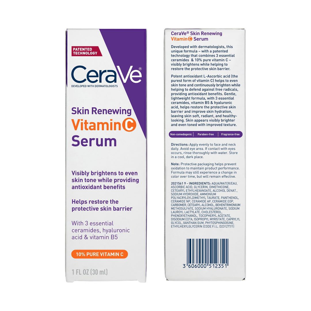 Skin Renewing S&eacute;rum com Vitamina C - CERAVE -  - Imagem 6