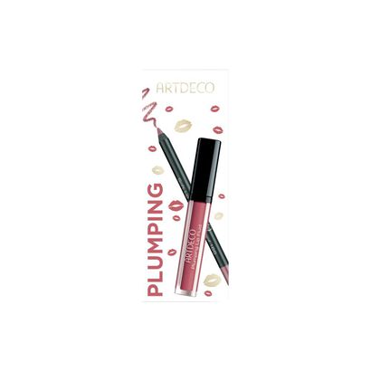 Set Plumping Lip Fluid (35-Juicy Berry) & Soft Lip Liner Waterproof (186-Shyrose) - ARTDECO -  - Imagem