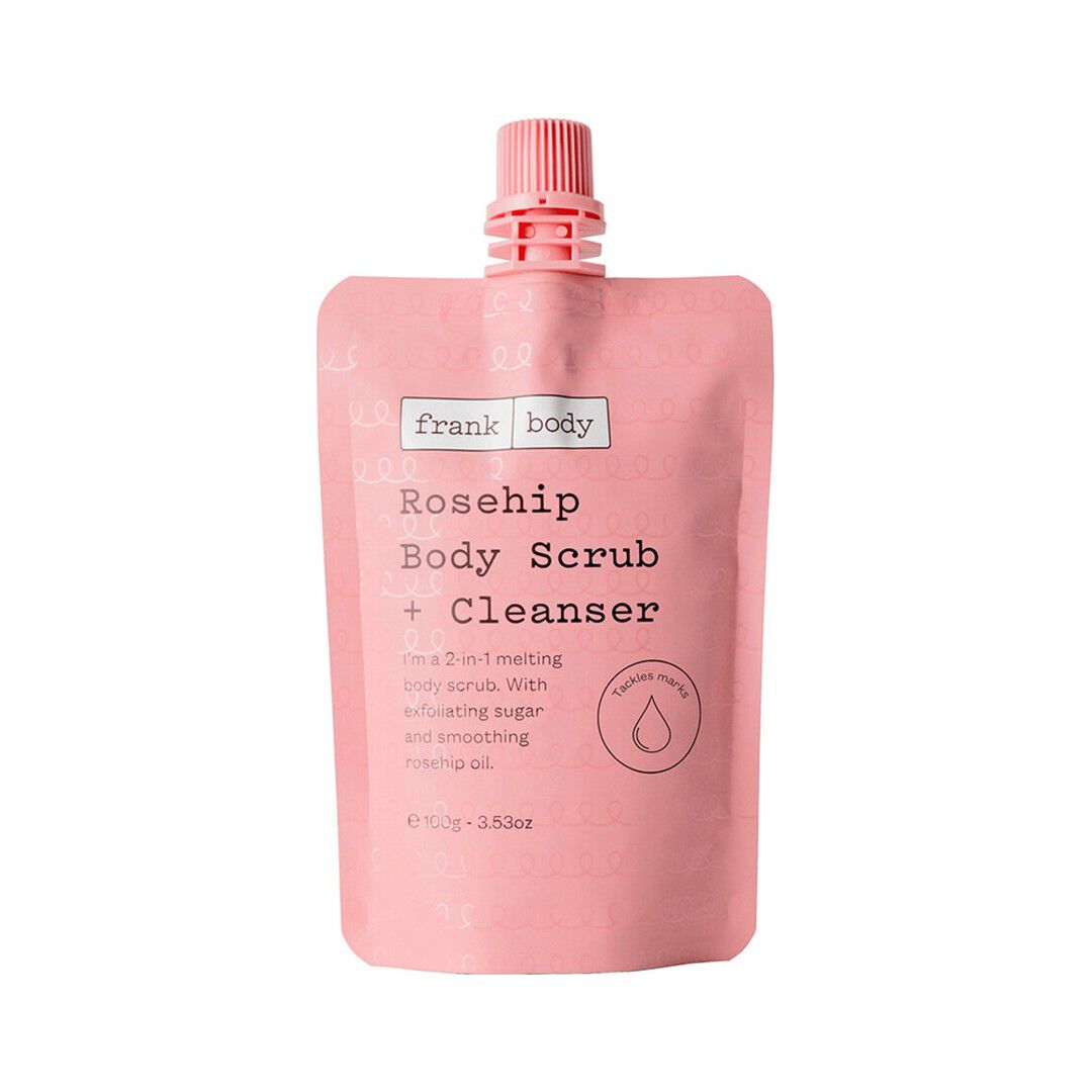 Esfoliante + Gel de Limpeza Corporal com Rosa Mosqueta - FrankBody - Firmeza & Repara&ccedil;&atilde;o - Imagem 1