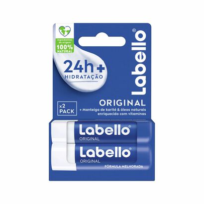 Duo Cuidado Labial Original (2X4.8g) - LABELLO -  - Imagem