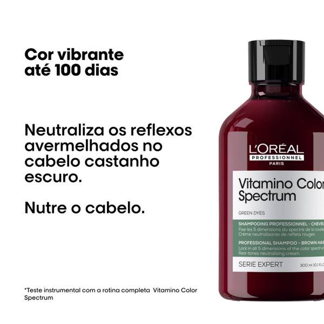L'Or&eacute;al Professionnel Serie Expert Shampoo Verde Vitamino Color Spectrum - L'OR&Eacute;AL PROFESSIONNEL - Vitamino Color Spectrum - Imagem 3