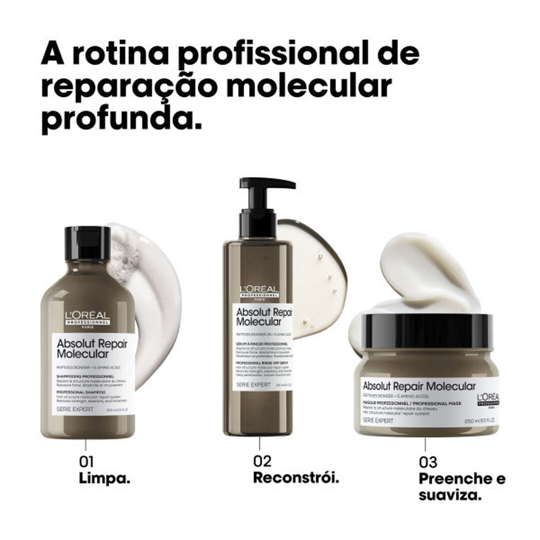 Absolut Repair Molecular M&aacute;scara - L'OR&Eacute;AL PROFESSIONNEL - SERIE EXPERT - Imagem 9