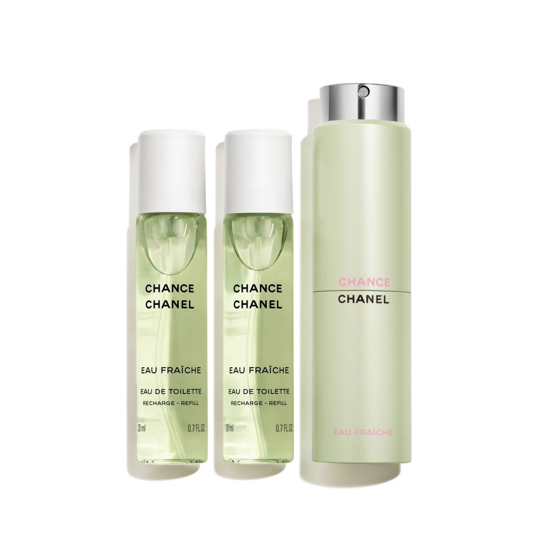 FRASCO RECARREGÁVEL TWIST AND SPRAY – EAU DE TOILETTE - CHANEL - CHANCE EAU FRAICHE - Imagem 1