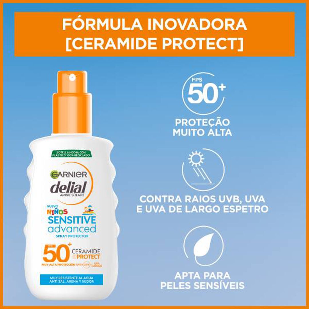 Spray Sensitive Advanced Crian&ccedil;as FPS50+ - GARNIER AMBRE SOLAIRE - AMBRE SOLAIRE - Imagem 6