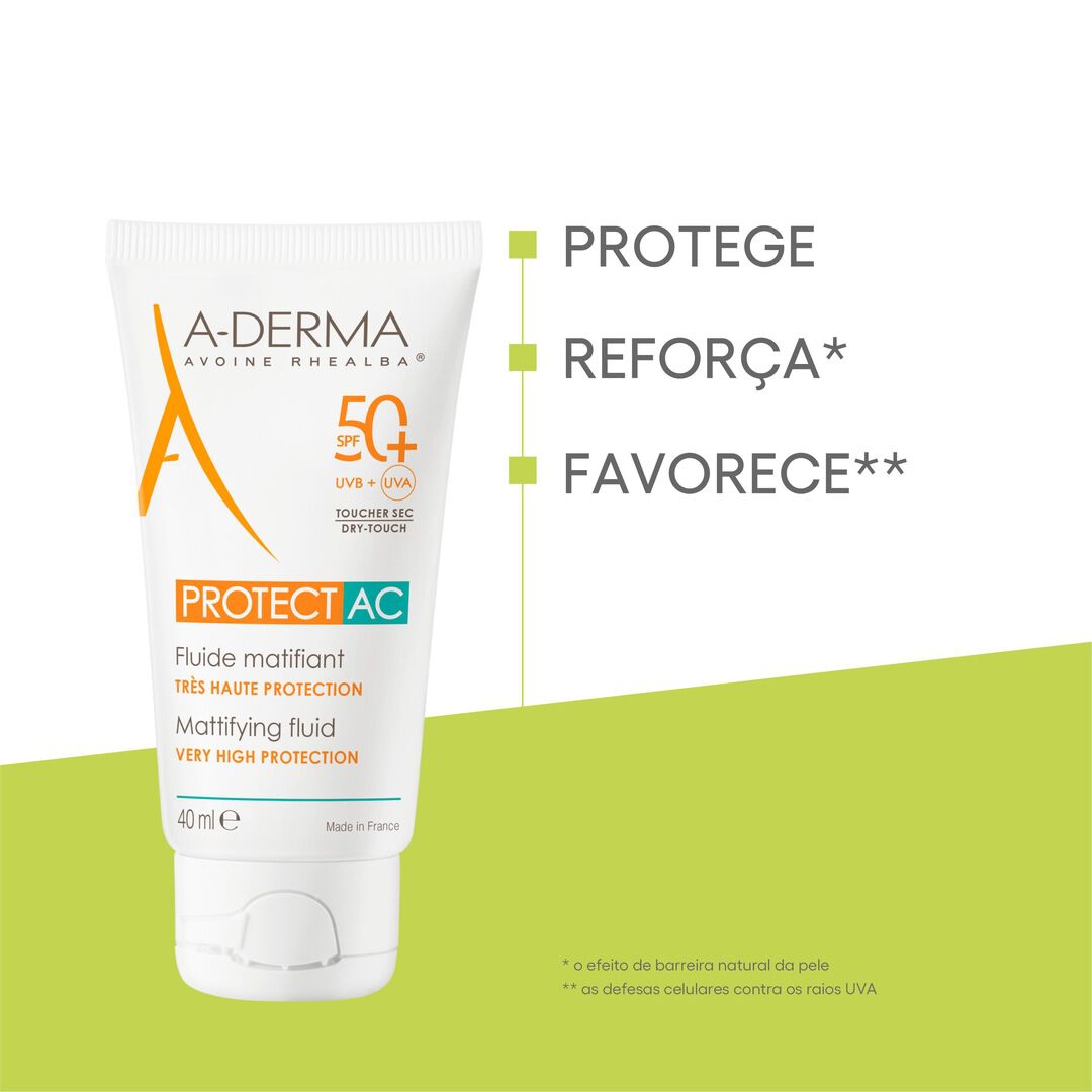 Fluído Solar Matificante FPS50+ - A-DERMA -  - Imagem 4